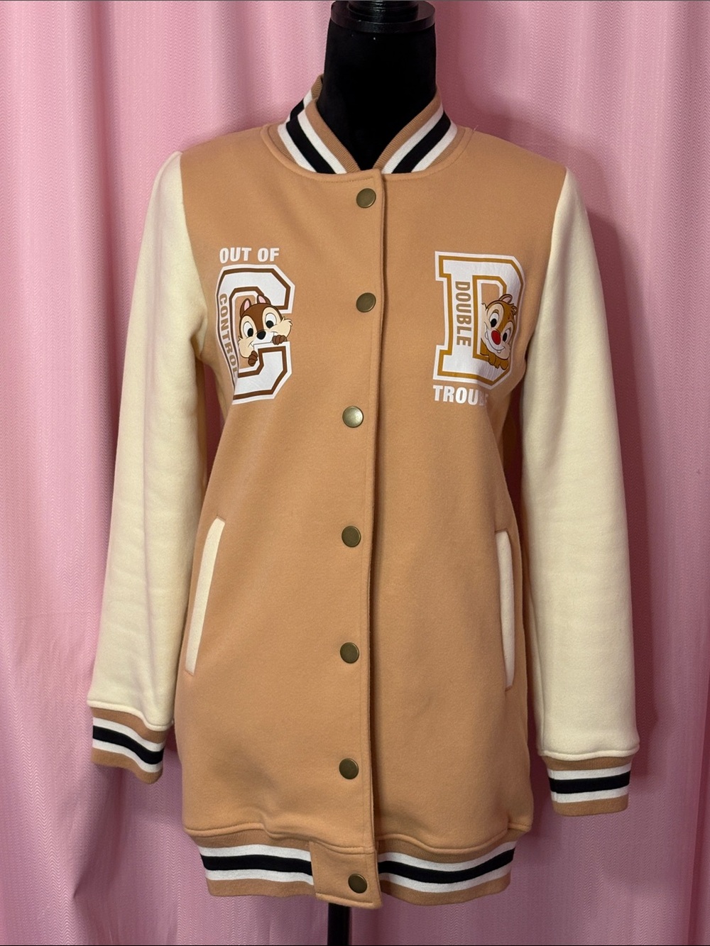 Disney Japan Belle Maison Chip n Dale Varsity Jacket